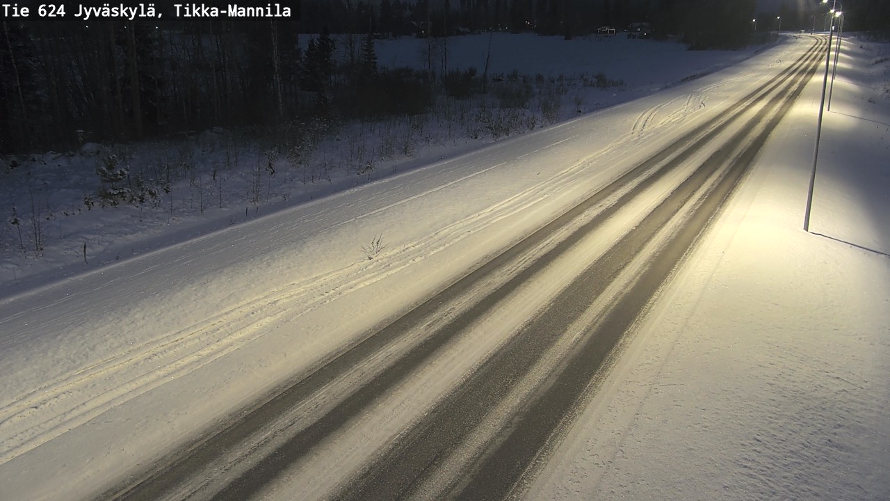 Kelikamerat Kuva Tie 624 Jyväskylä, Tikka-Mannila, Jyväskylä, Keski-Suomi