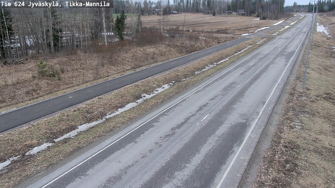 Kelikamerat Kuva Tie 624 Jyväskylä, Tikka-Mannila, Jyväskylä, Keski-Suomi