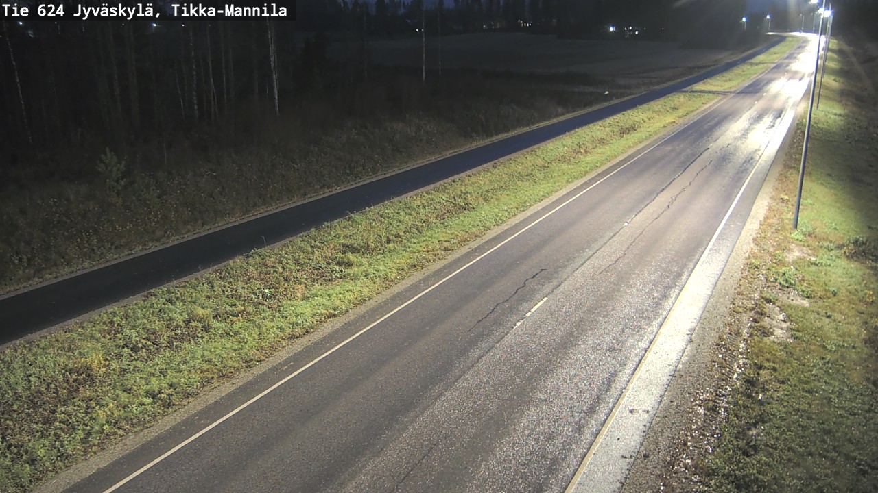 Kelikamerat Kuva Tie 624 Jyväskylä, Tikka-Mannila, Jyväskylä, Keski-Suomi