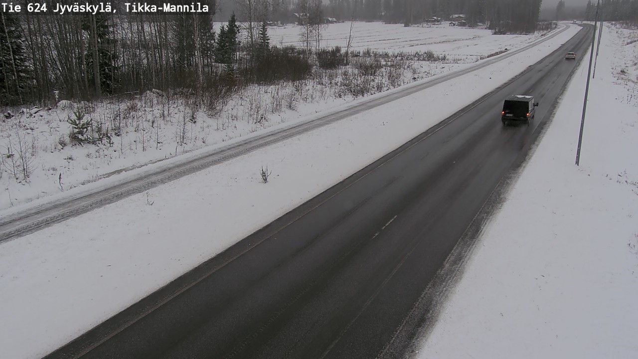 Weather Camera Image Road 624 Jyväskylä, Tikka-Mannila, Jyväskylä, Keski-Suomi