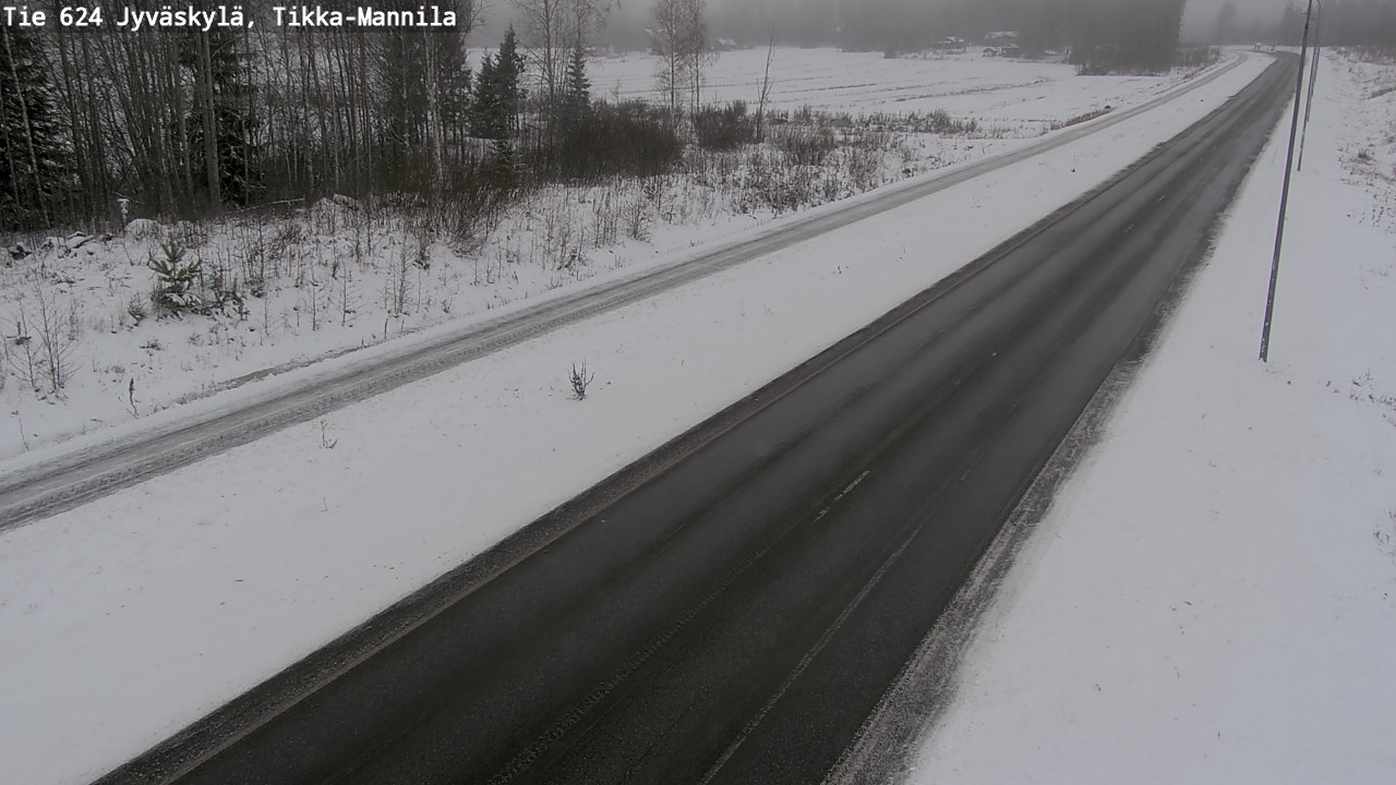 Kelikamerat Kuva Tie 624 Jyväskylä, Tikka-Mannila, Jyväskylä, Keski-Suomi