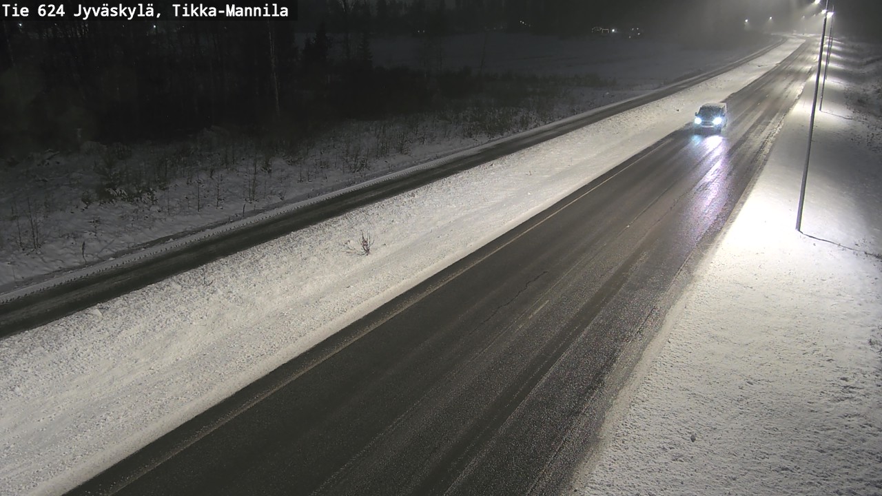 Weather Camera Image Road 624 Jyväskylä, Tikka-Mannila, Jyväskylä, Keski-Suomi