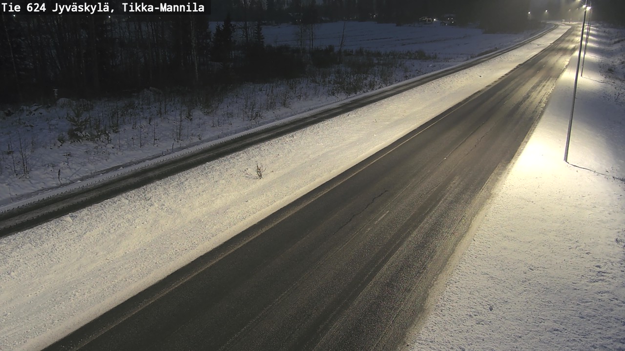 Weather Camera Image Road 624 Jyväskylä, Tikka-Mannila, Jyväskylä, Keski-Suomi