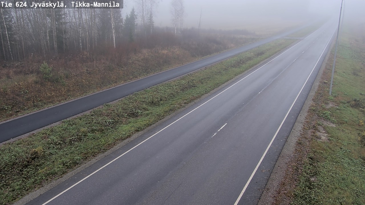 Kelikamerat Kuva Tie 624 Jyväskylä, Tikka-Mannila, Jyväskylä, Keski-Suomi