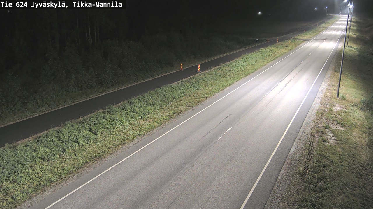 Weather Camera Image Väg 624 Jyväskylä, Tikka-Mannila, Jyväskylä, Keski-Suomi