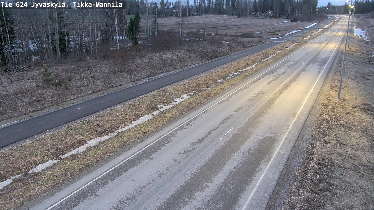 Kelikamerat Kuva Tie 624 Jyväskylä, Tikka-Mannila, Jyväskylä, Keski-Suomi