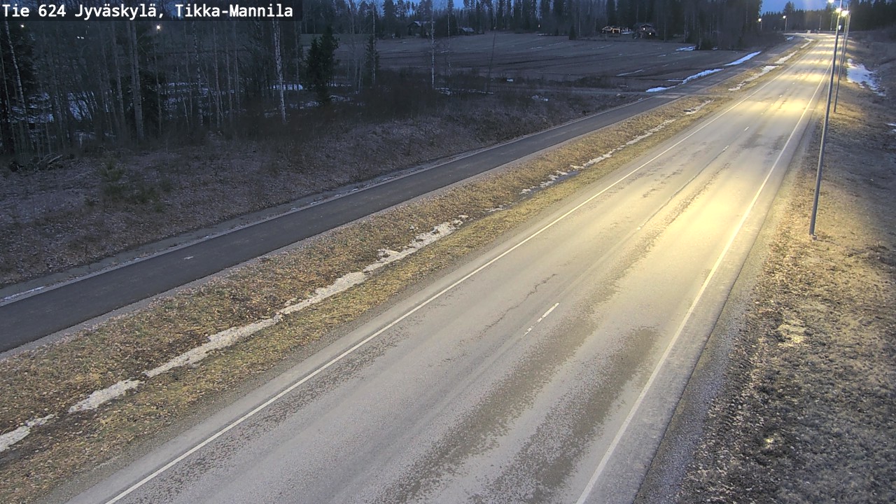 Kelikamerat Kuva Tie 624 Jyväskylä, Tikka-Mannila, Jyväskylä, Keski-Suomi