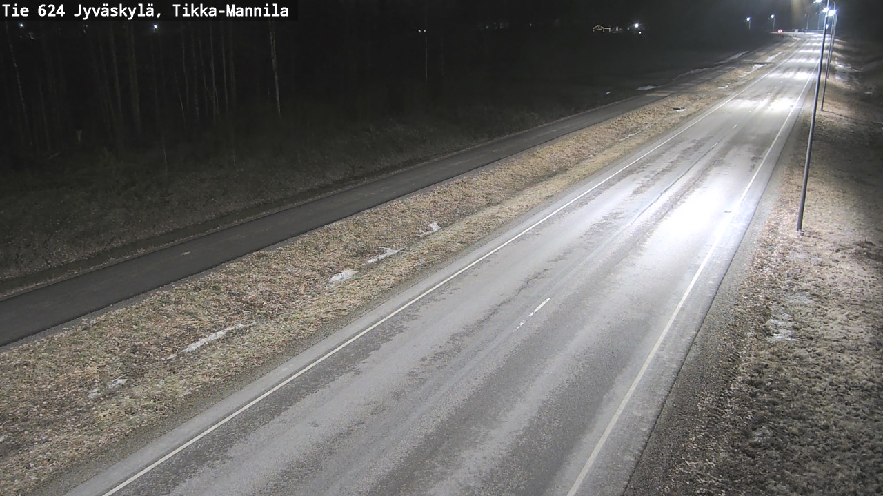 Weather Camera Image Väg 624 Jyväskylä, Tikka-Mannila, Jyväskylä, Keski-Suomi