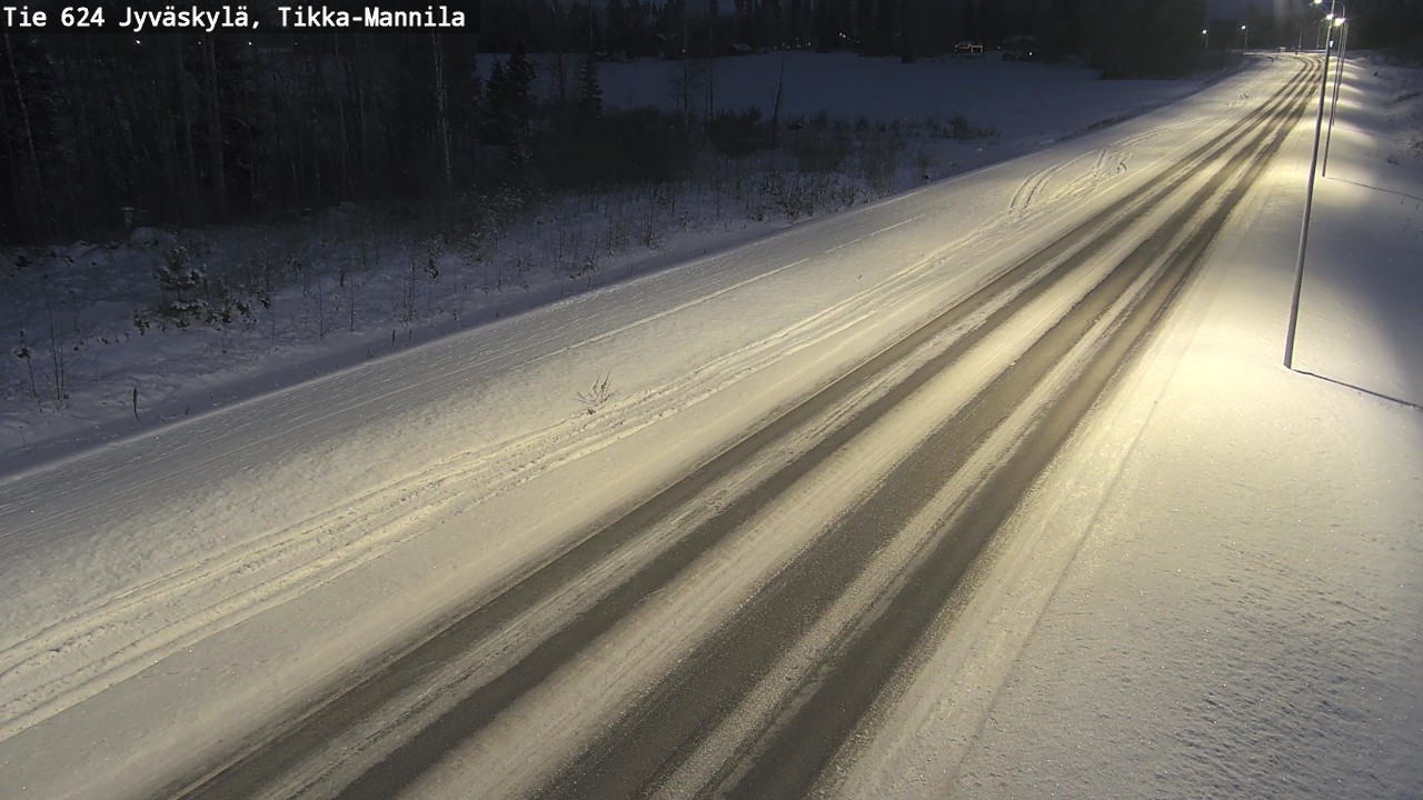Kelikamerat Kuva Tie 624 Jyväskylä, Tikka-Mannila, Jyväskylä, Keski-Suomi