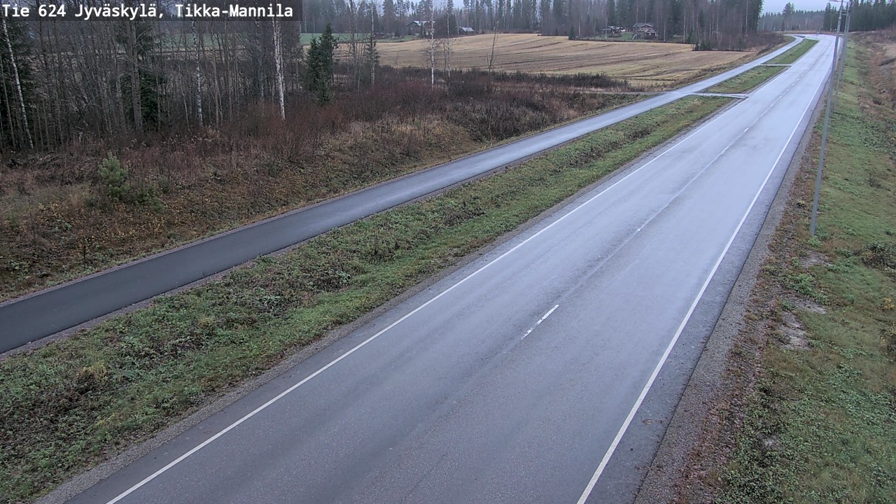 Kelikamerat Kuva Tie 624 Jyväskylä, Tikka-Mannila, Jyväskylä, Keski-Suomi