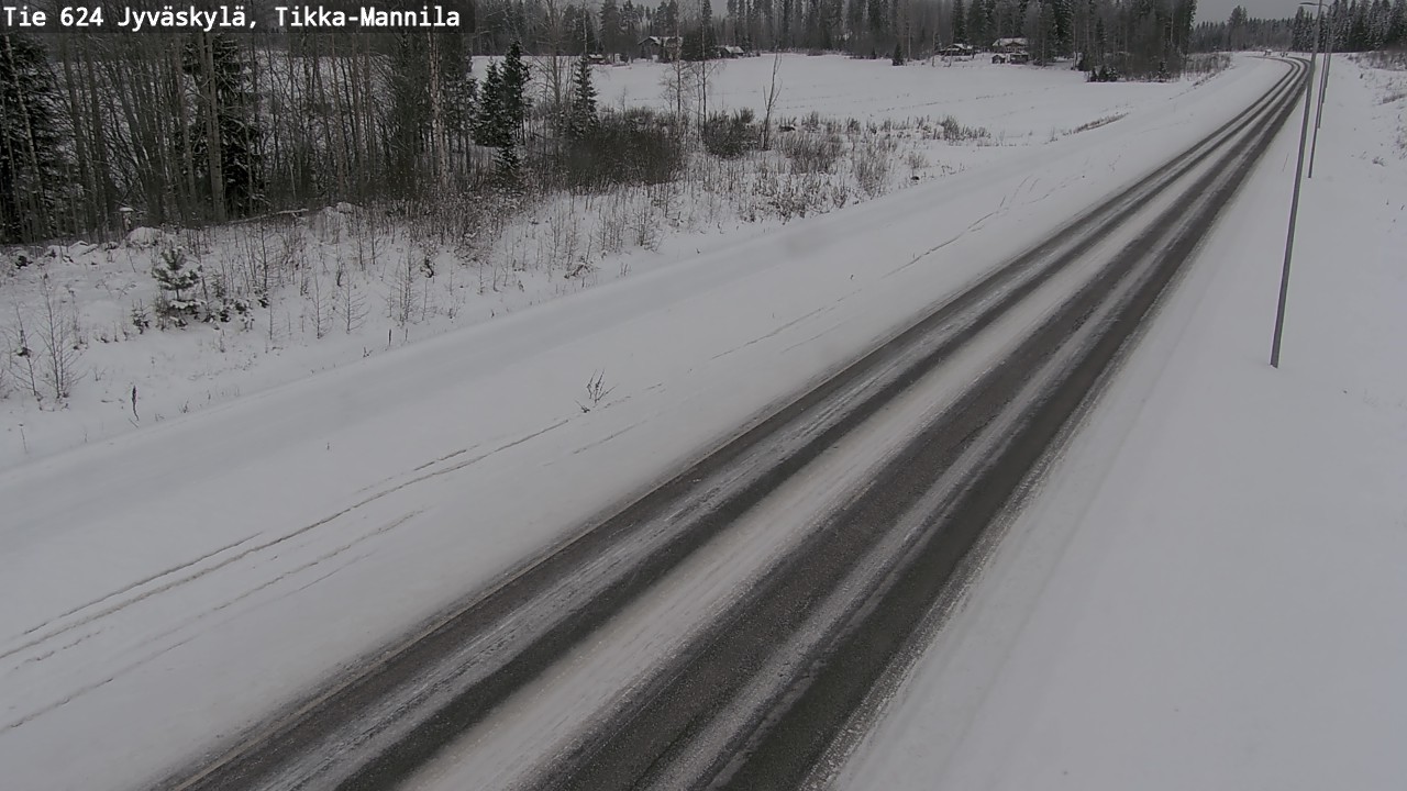 Kelikamerat Kuva Tie 624 Jyväskylä, Tikka-Mannila, Jyväskylä, Keski-Suomi