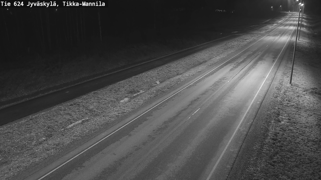 Weather Camera Image Road 624 Jyväskylä, Tikka-Mannila, Jyväskylä, Keski-Suomi