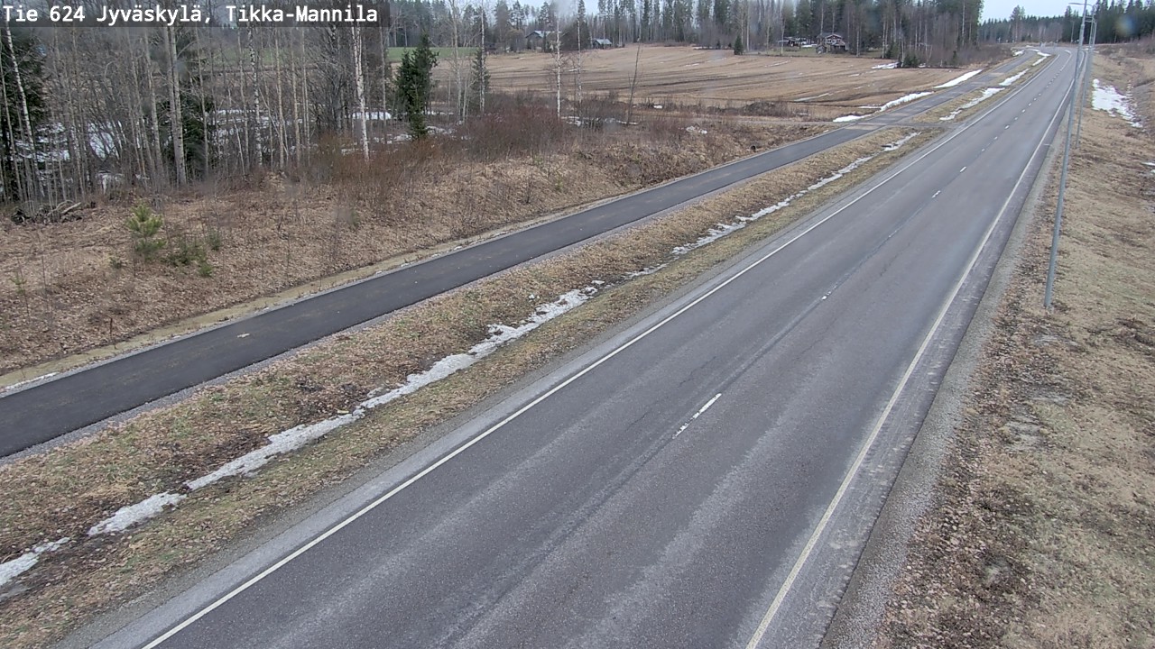 Kelikamerat Kuva Tie 624 Jyväskylä, Tikka-Mannila, Jyväskylä, Keski-Suomi