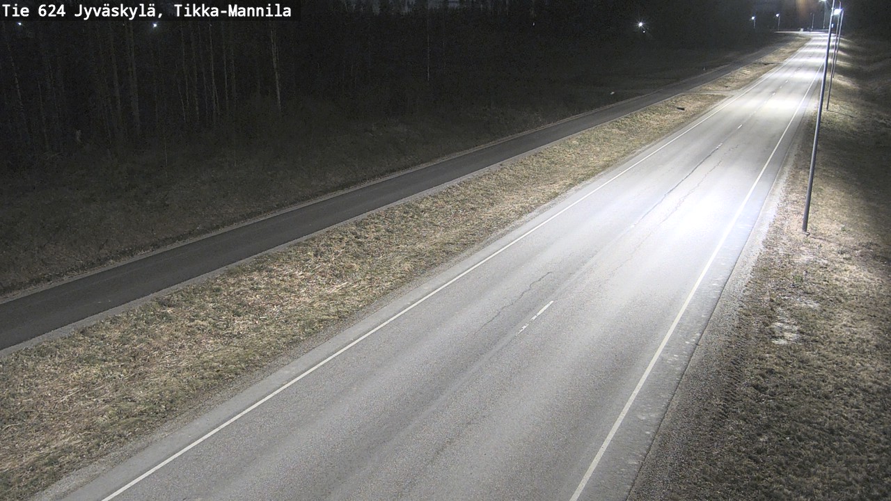 Weather Camera Image Road 624 Jyväskylä, Tikka-Mannila, Jyväskylä, Keski-Suomi