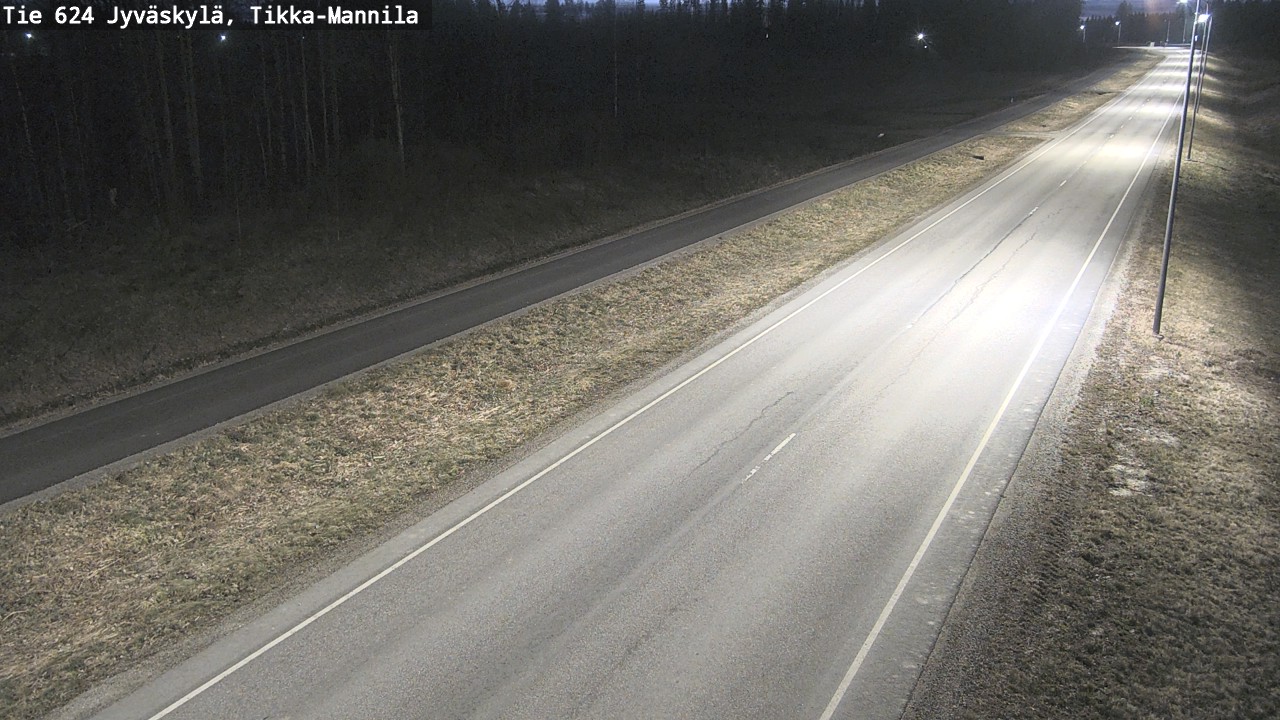 Weather Camera Image Road 624 Jyväskylä, Tikka-Mannila, Jyväskylä, Keski-Suomi