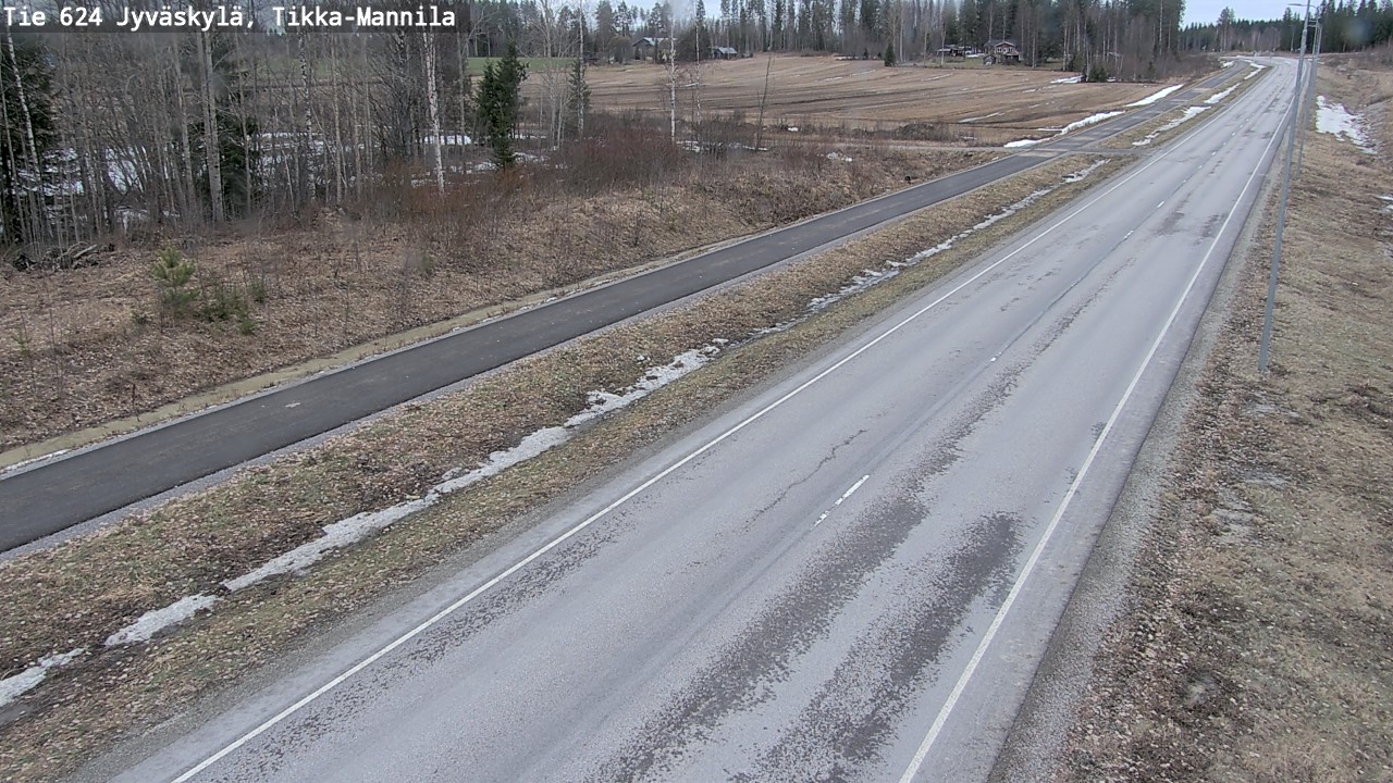 Kelikamerat Kuva Tie 624 Jyväskylä, Tikka-Mannila, Jyväskylä, Keski-Suomi