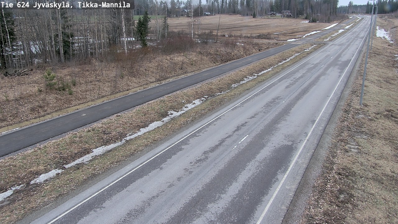 Kelikamerat Kuva Tie 624 Jyväskylä, Tikka-Mannila, Jyväskylä, Keski-Suomi