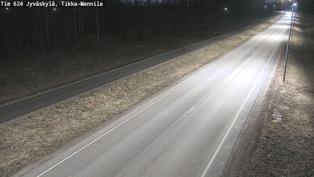 Weather Camera Image Road 624 Jyväskylä, Tikka-Mannila, Jyväskylä, Keski-Suomi