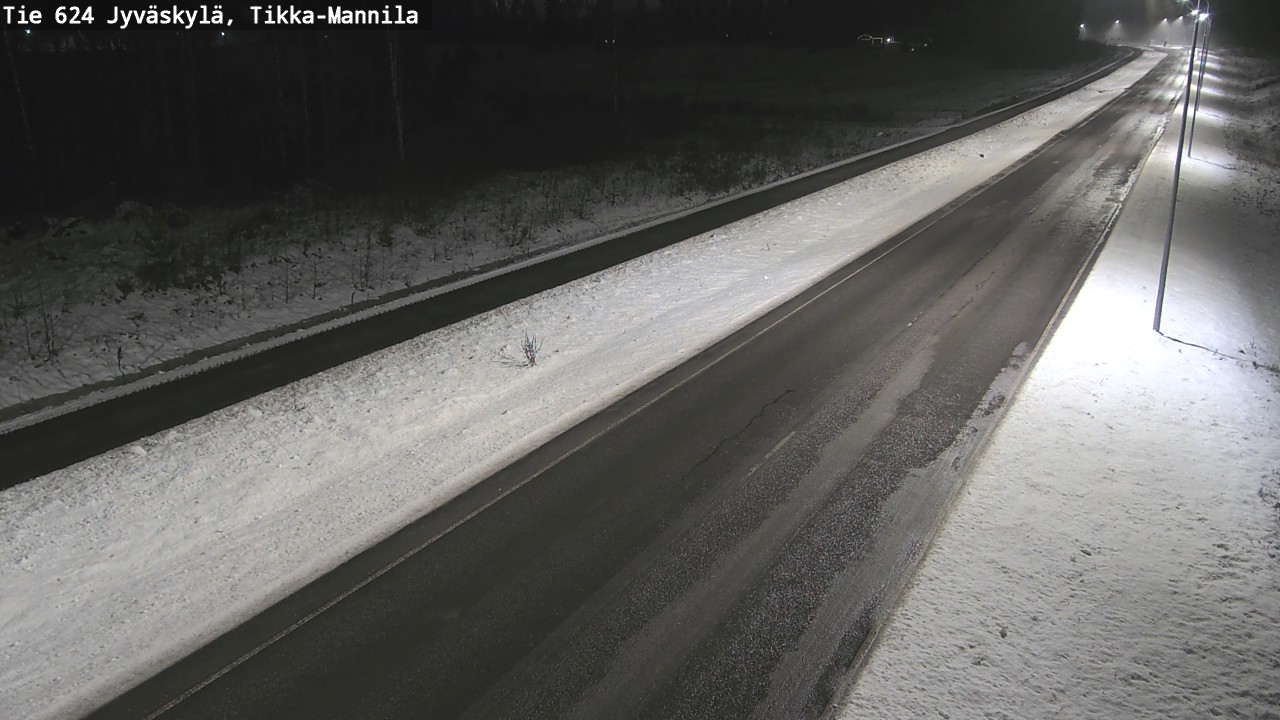 Weather Camera Image Road 624 Jyväskylä, Tikka-Mannila, Jyväskylä, Keski-Suomi