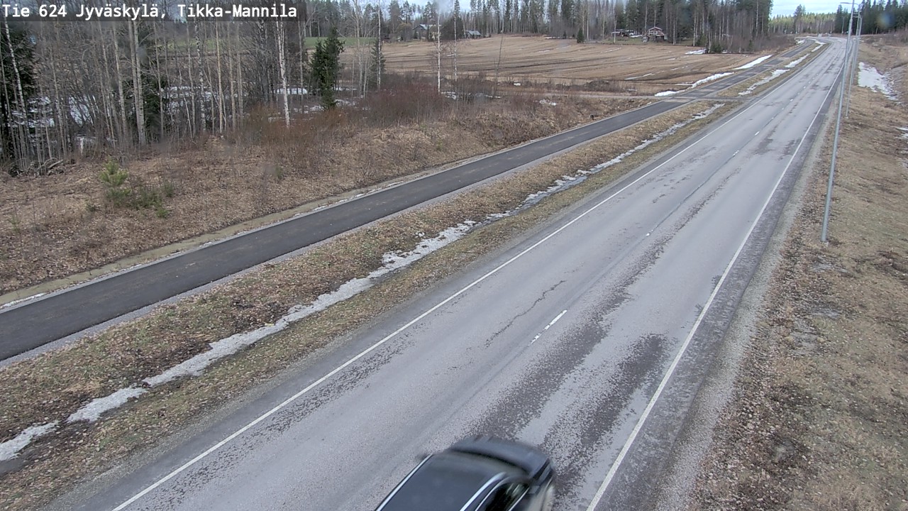 Kelikamerat Kuva Tie 624 Jyväskylä, Tikka-Mannila, Jyväskylä, Keski-Suomi