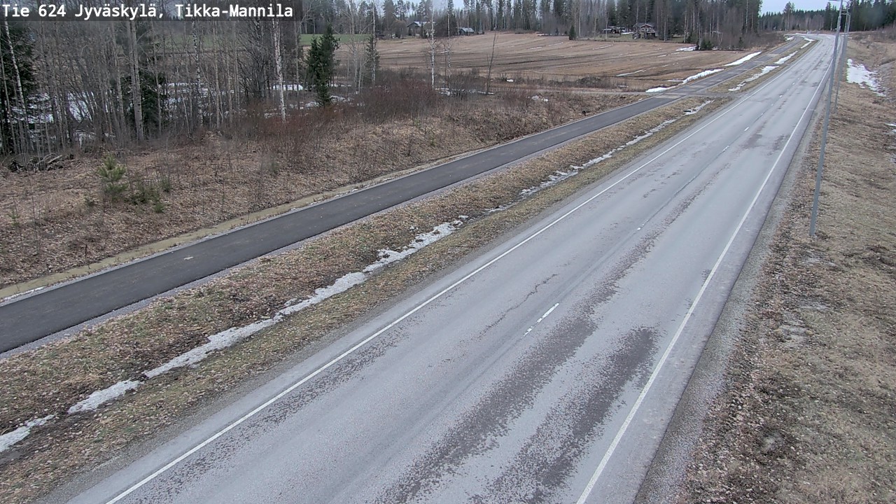 Kelikamerat Kuva Tie 624 Jyväskylä, Tikka-Mannila, Jyväskylä, Keski-Suomi