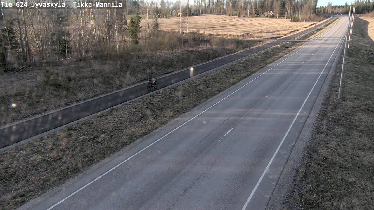 Weather Camera Image Road 624 Jyväskylä, Tikka-Mannila, Jyväskylä, Keski-Suomi