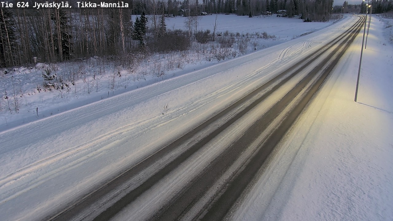 Kelikamerat Kuva Tie 624 Jyväskylä, Tikka-Mannila, Jyväskylä, Keski-Suomi