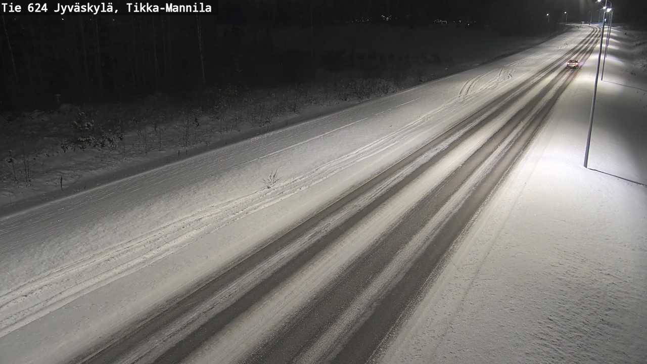 Kelikamerat Kuva Tie 624 Jyväskylä, Tikka-Mannila, Jyväskylä, Keski-Suomi