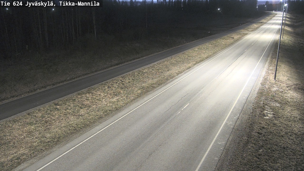 Weather Camera Image Road 624 Jyväskylä, Tikka-Mannila, Jyväskylä, Keski-Suomi