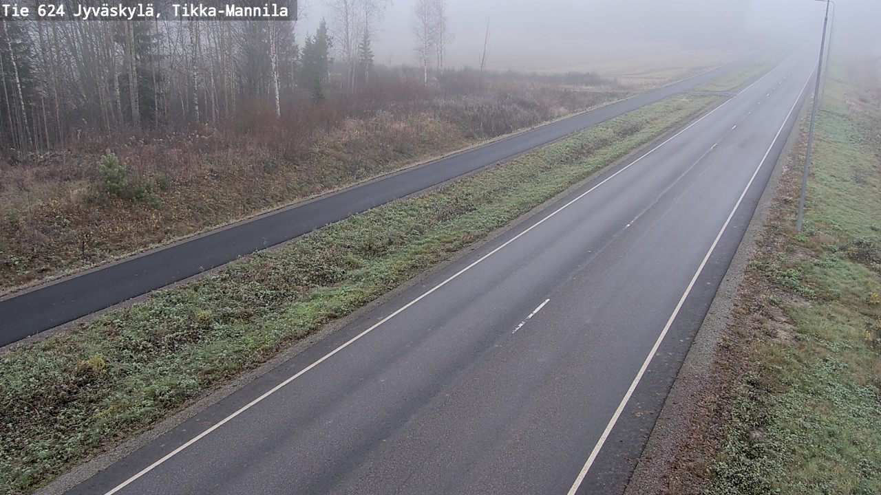 Kelikamerat Kuva Tie 624 Jyväskylä, Tikka-Mannila, Jyväskylä, Keski-Suomi