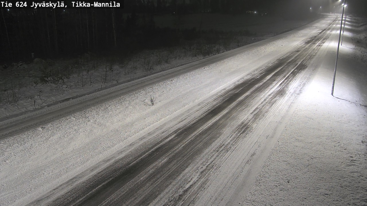 Kelikamerat Kuva Tie 624 Jyväskylä, Tikka-Mannila, Jyväskylä, Keski-Suomi