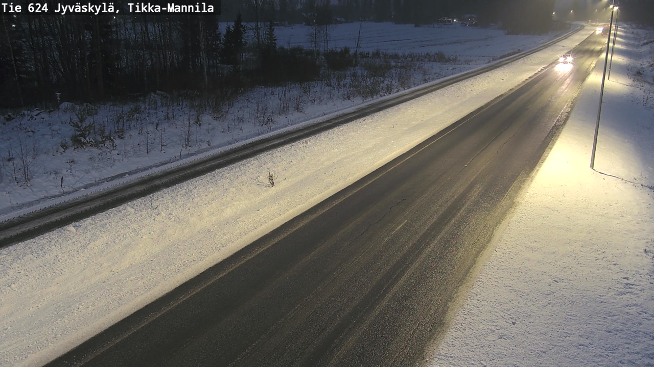 Weather Camera Image Road 624 Jyväskylä, Tikka-Mannila, Jyväskylä, Keski-Suomi