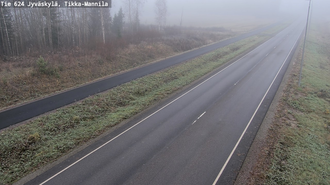 Kelikamerat Kuva Tie 624 Jyväskylä, Tikka-Mannila, Jyväskylä, Keski-Suomi