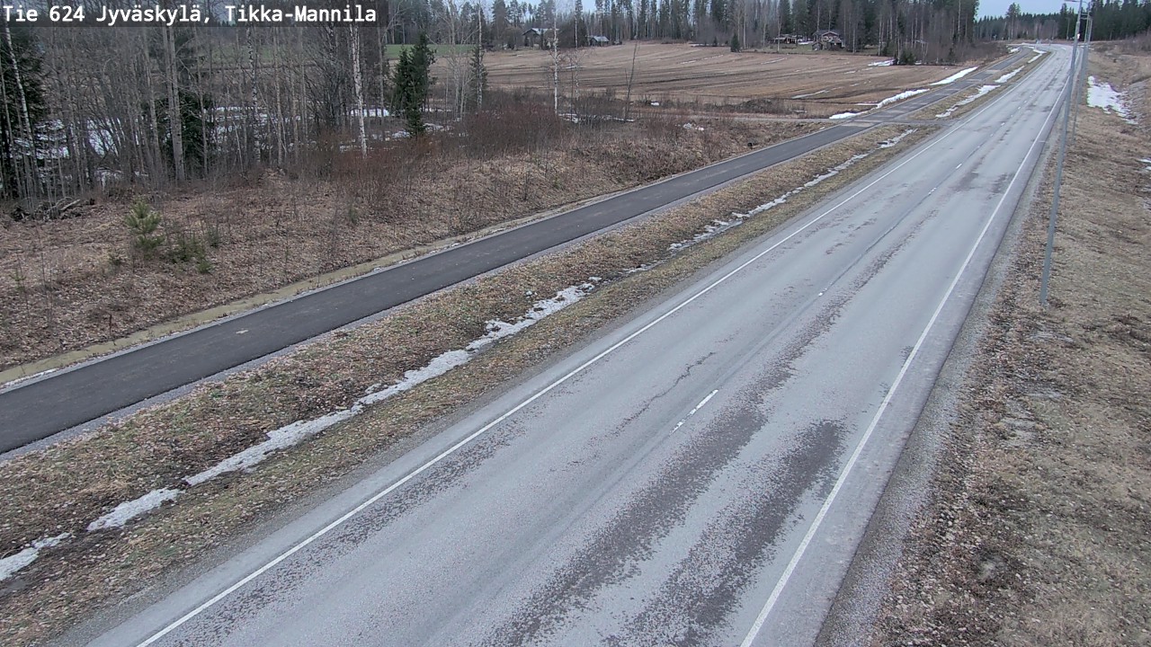 Kelikamerat Kuva Tie 624 Jyväskylä, Tikka-Mannila, Jyväskylä, Keski-Suomi