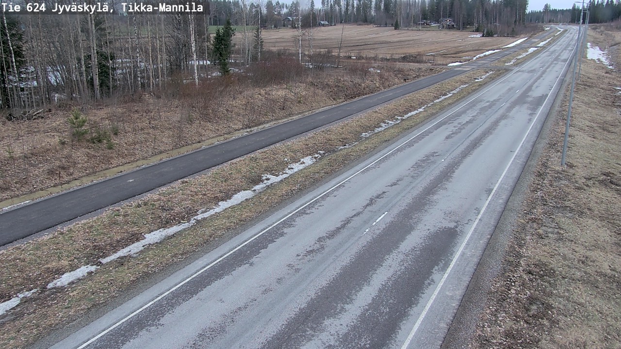 Kelikamerat Kuva Tie 624 Jyväskylä, Tikka-Mannila, Jyväskylä, Keski-Suomi