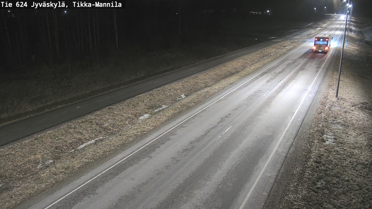 Weather Camera Image Väg 624 Jyväskylä, Tikka-Mannila, Jyväskylä, Keski-Suomi