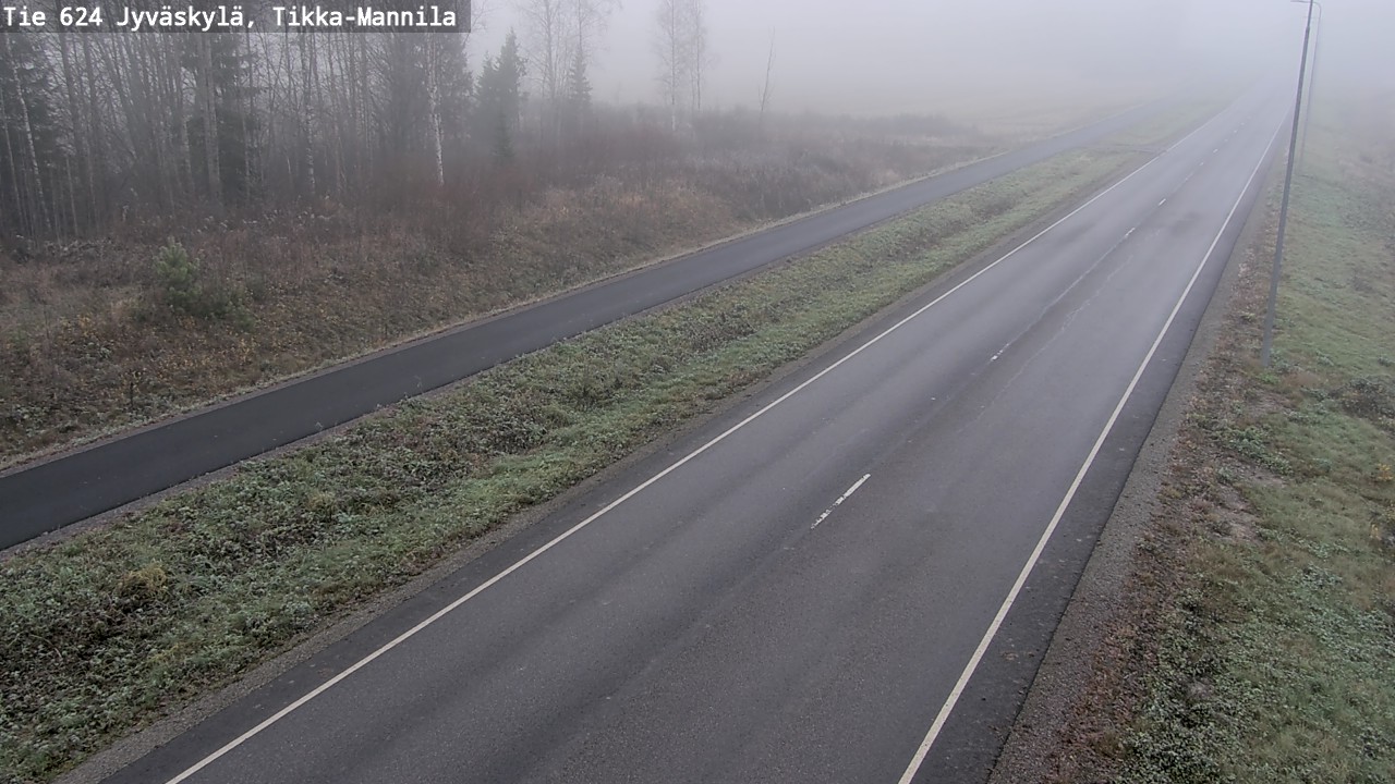 Kelikamerat Kuva Tie 624 Jyväskylä, Tikka-Mannila, Jyväskylä, Keski-Suomi