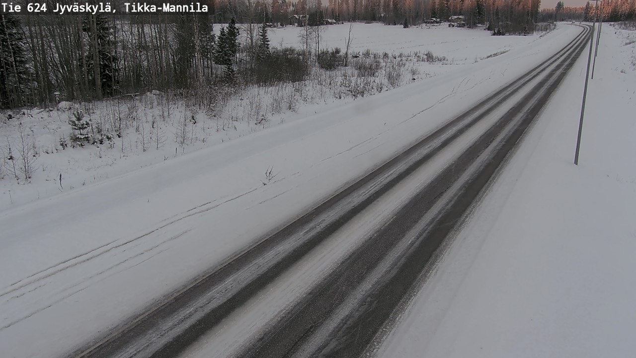 Kelikamerat Kuva Tie 624 Jyväskylä, Tikka-Mannila, Jyväskylä, Keski-Suomi