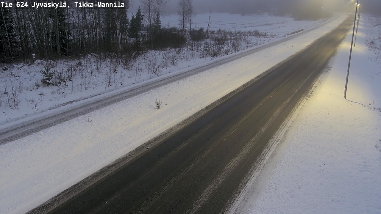 Kelikamerat Kuva Tie 624 Jyväskylä, Tikka-Mannila, Jyväskylä, Keski-Suomi