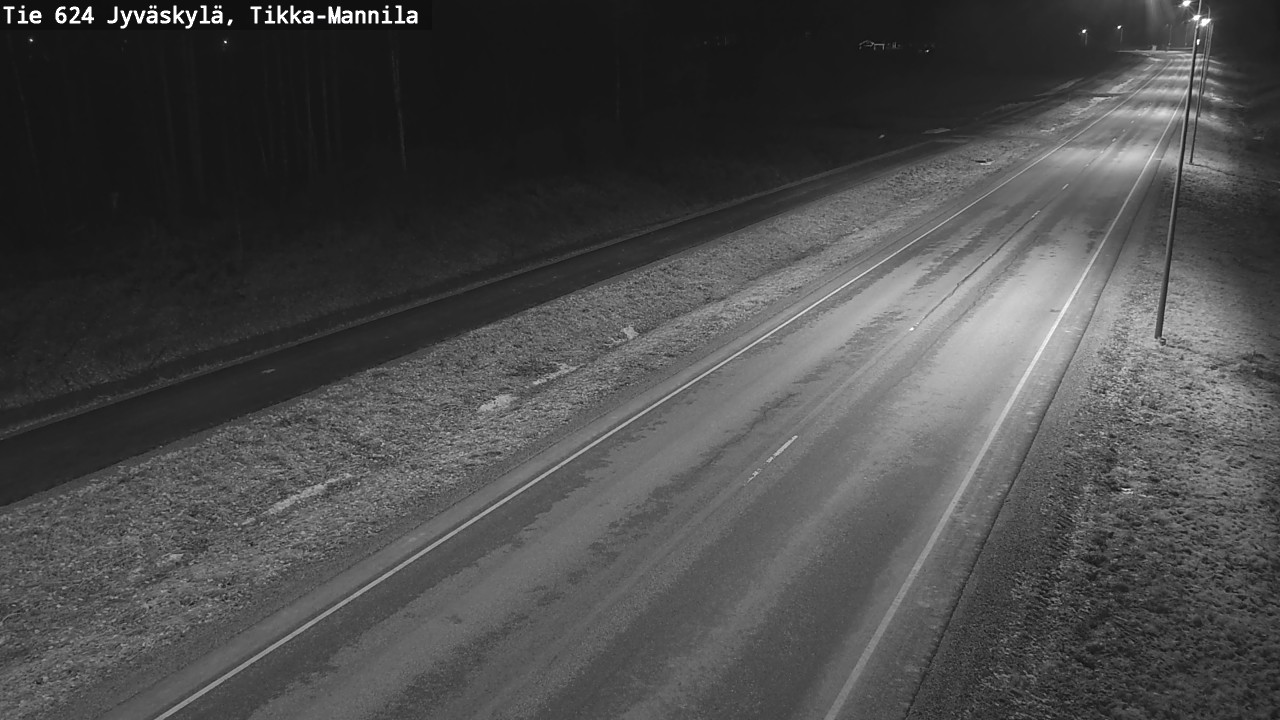 Weather Camera Image Road 624 Jyväskylä, Tikka-Mannila, Jyväskylä, Keski-Suomi