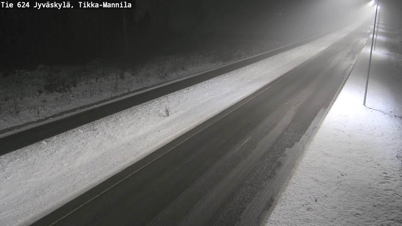 Weather Camera Image Road 624 Jyväskylä, Tikka-Mannila, Jyväskylä, Keski-Suomi