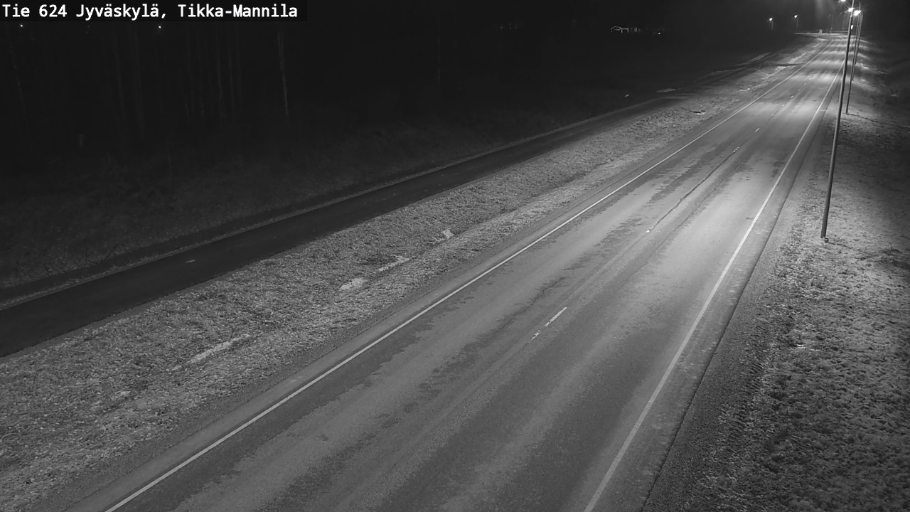 Weather Camera Image Road 624 Jyväskylä, Tikka-Mannila, Jyväskylä, Keski-Suomi