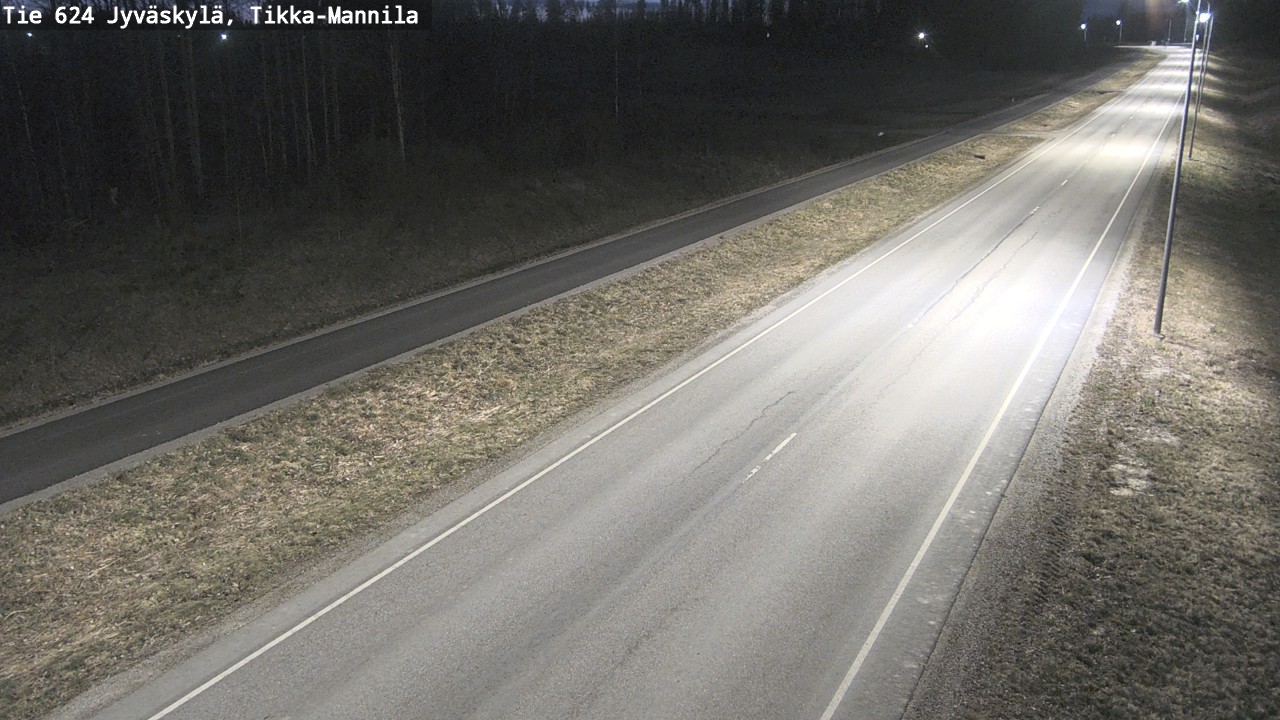 Weather Camera Image Road 624 Jyväskylä, Tikka-Mannila, Jyväskylä, Keski-Suomi