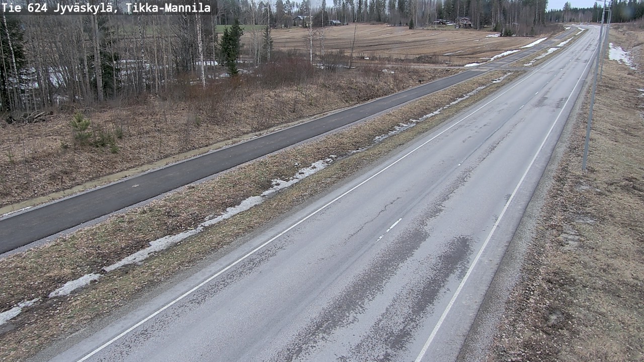 Kelikamerat Kuva Tie 624 Jyväskylä, Tikka-Mannila, Jyväskylä, Keski-Suomi