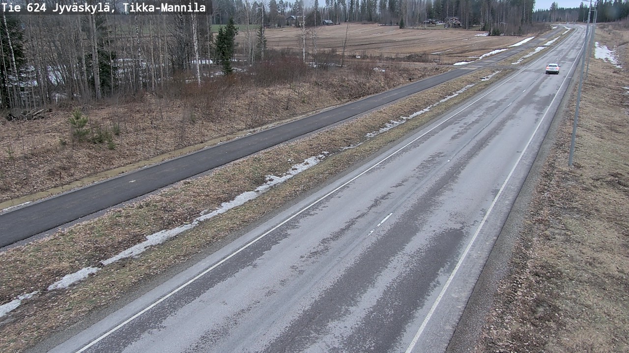 Kelikamerat Kuva Tie 624 Jyväskylä, Tikka-Mannila, Jyväskylä, Keski-Suomi