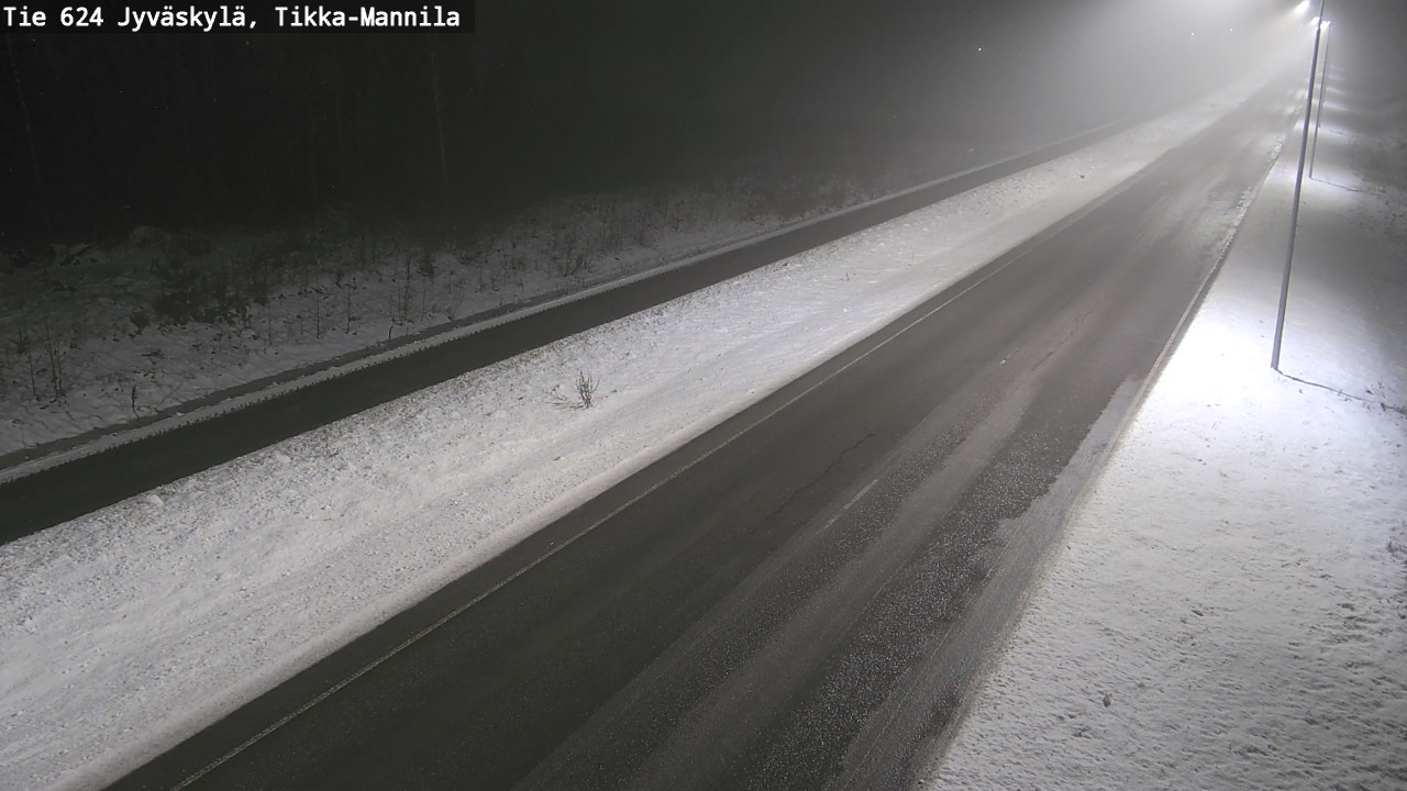 Weather Camera Image Road 624 Jyväskylä, Tikka-Mannila, Jyväskylä, Keski-Suomi