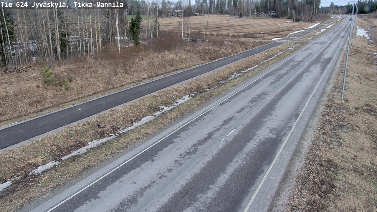 Kelikamerat Kuva Tie 624 Jyväskylä, Tikka-Mannila, Jyväskylä, Keski-Suomi