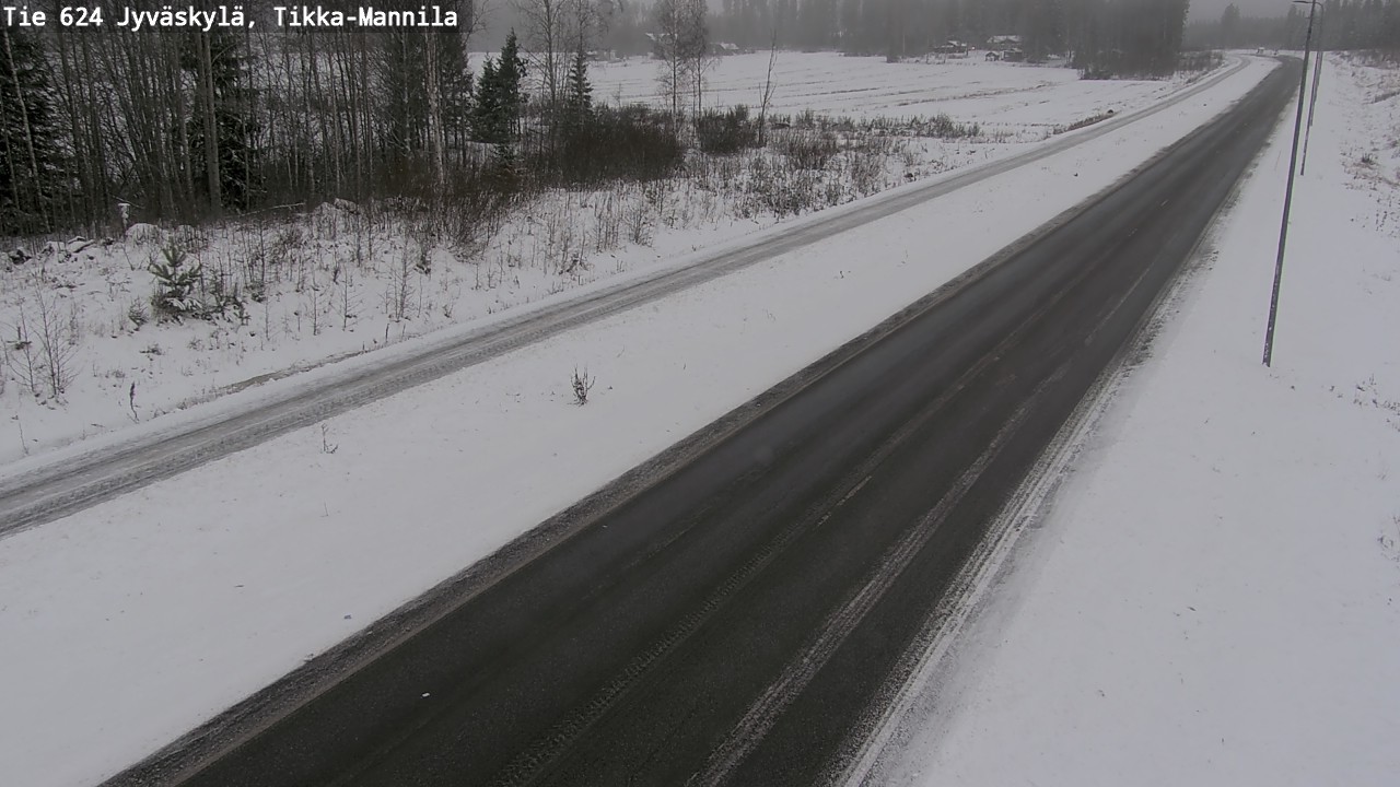 Kelikamerat Kuva Tie 624 Jyväskylä, Tikka-Mannila, Jyväskylä, Keski-Suomi