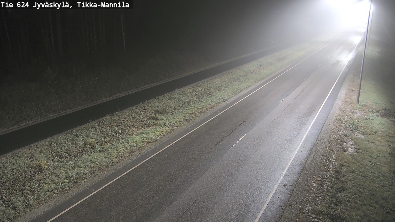 Kelikamerat Kuva Tie 624 Jyväskylä, Tikka-Mannila, Jyväskylä, Keski-Suomi