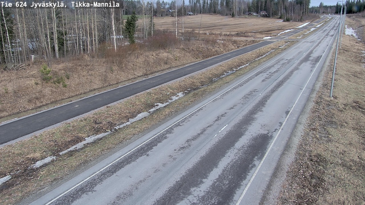 Kelikamerat Kuva Tie 624 Jyväskylä, Tikka-Mannila, Jyväskylä, Keski-Suomi